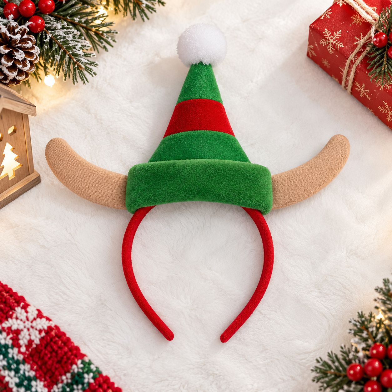 Cerchietto Natalizio con Cappe - Reindeer Antlers Headband recensione e prezzo