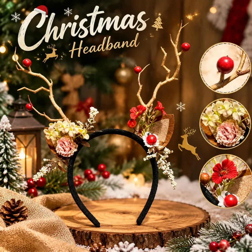 Cerchietto natalizio con corna - Reindeer Antlers Headband recensione e prezzo