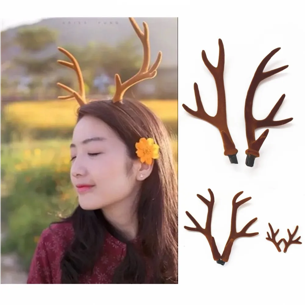 Corna di cervo finte marroni f - Reindeer Antlers Headband recensione e prezzo