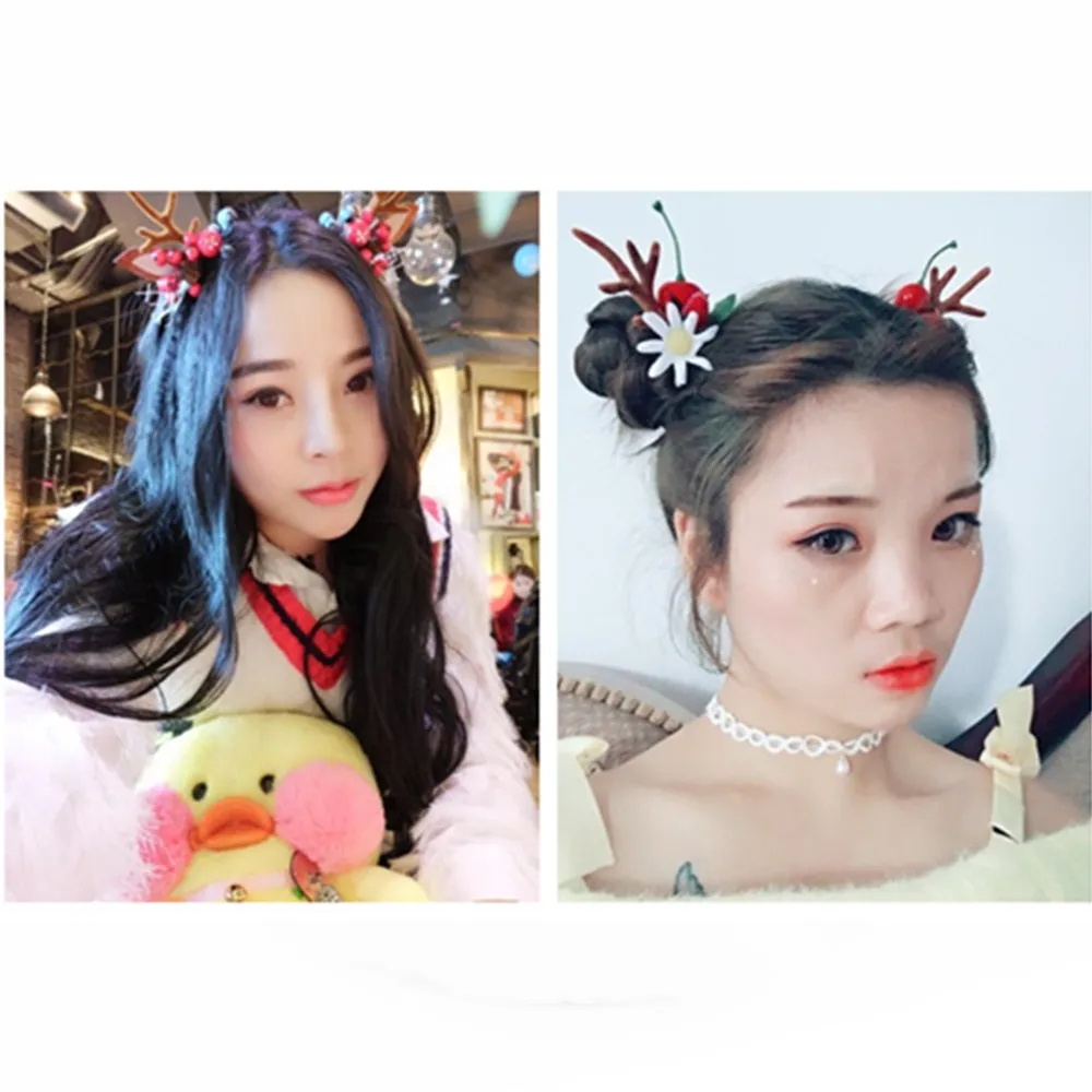 Corna di cervo finte marroni f - Reindeer Antlers Headband recensione e prezzo