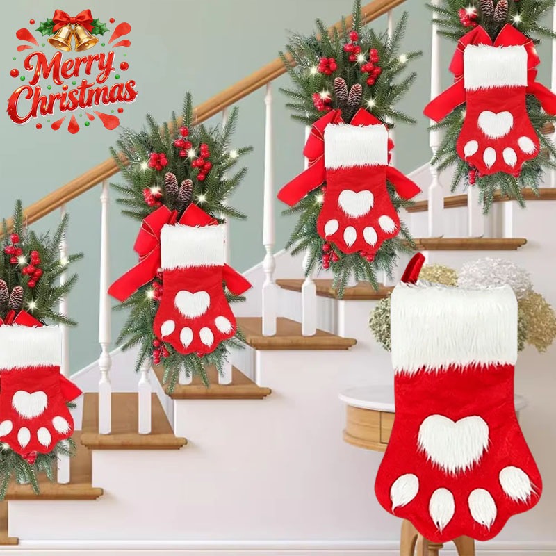 Calza di Natale in peluche a f - Christmas Stocking Hanging recensione e prezzo