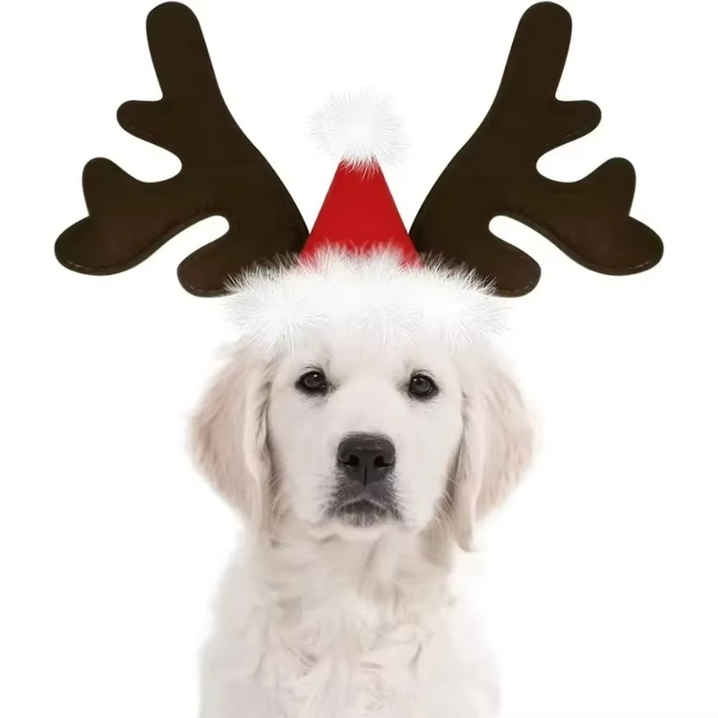 5PCSPet Cerchietto Natalizio c - Reindeer Antlers Headband recensione e prezzo