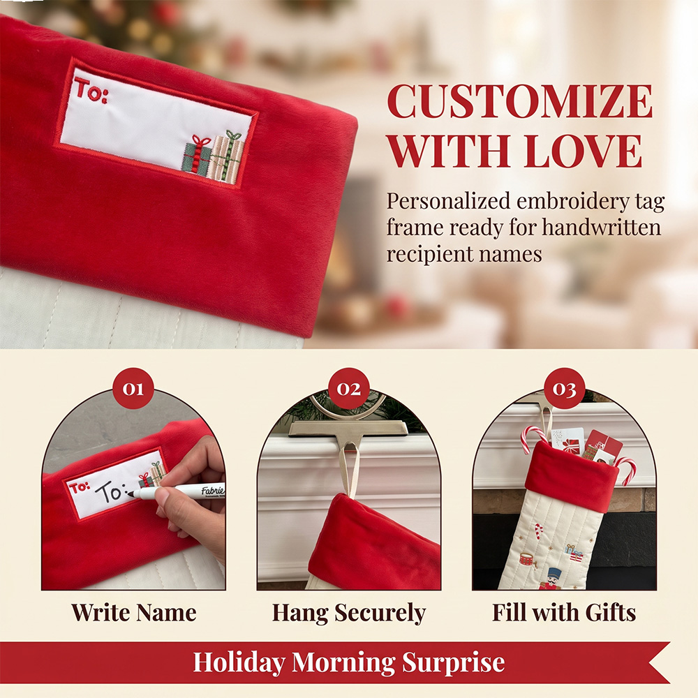 Calza di Natale personalizzata - Christmas Stocking Hanging recensione e prezzo