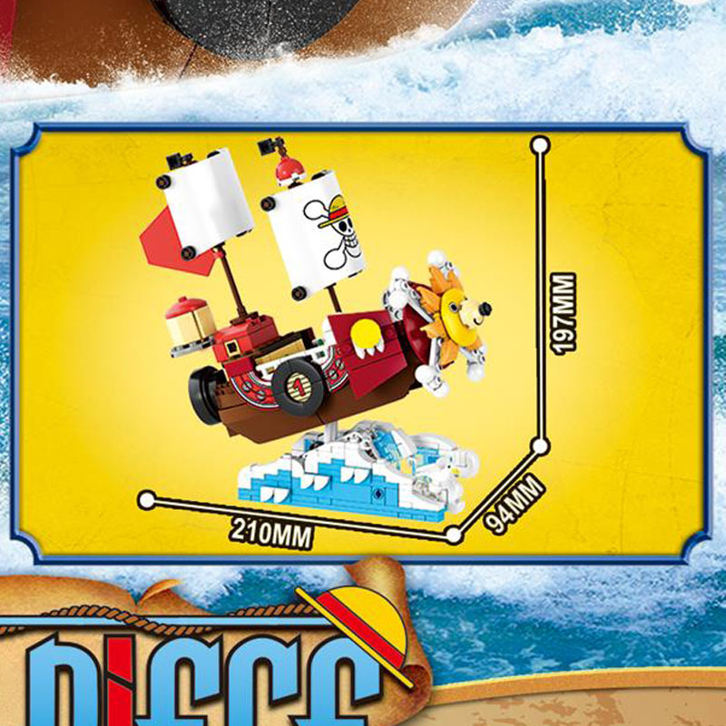 Set 4 in 1 One Piece THOUSAND  - Lego Set Technic recensione e prezzo