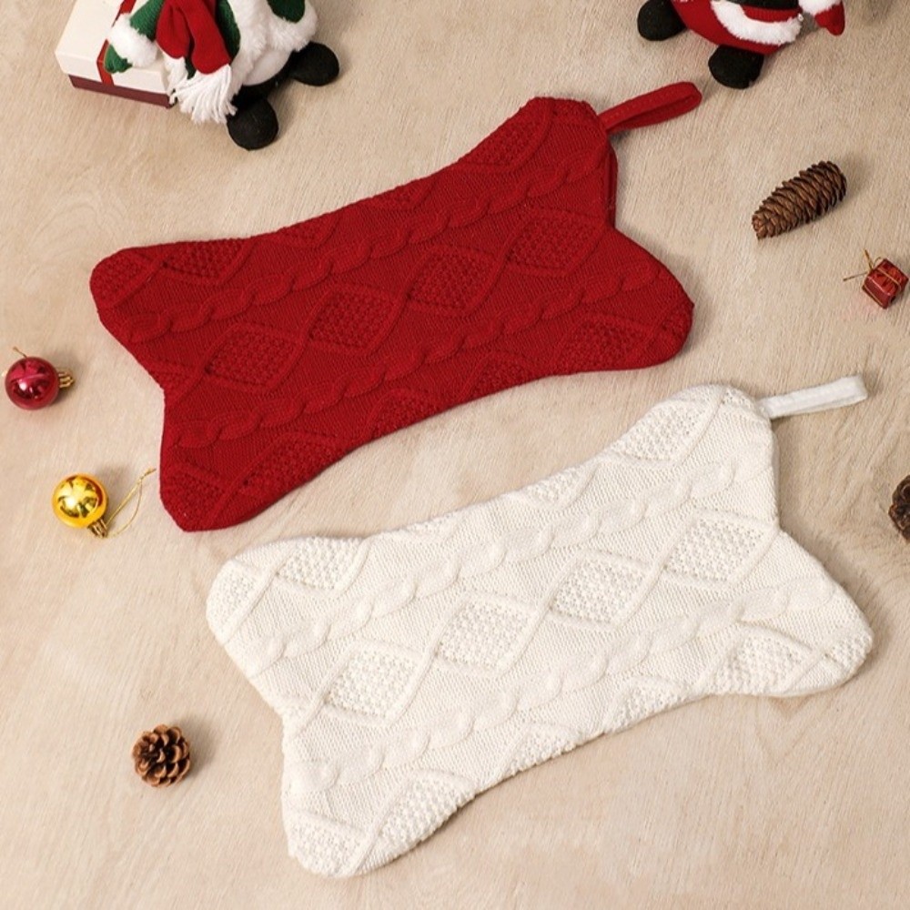 Calza natalizia in maglia a tr - Christmas Stocking Hanging recensione e prezzo