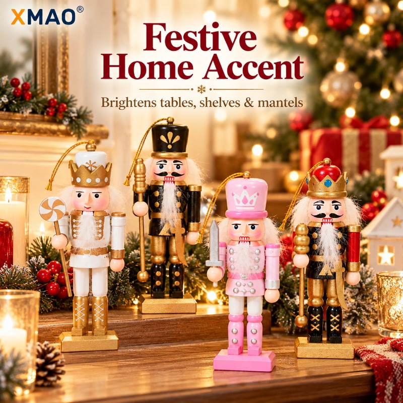 13CM Schiaccianoci in Legno co - Nutcracker Figurine recensione e prezzo