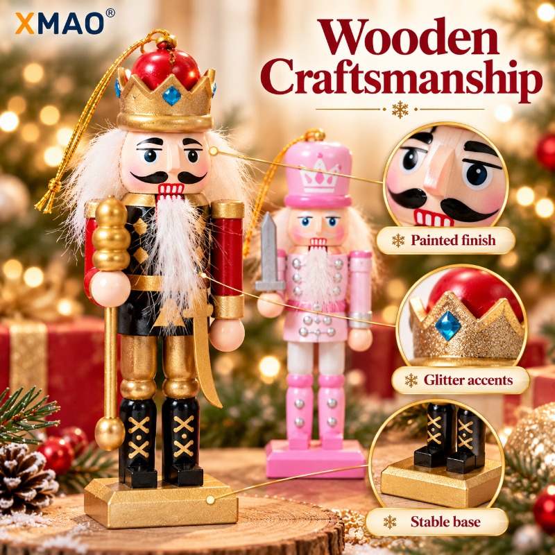 13CM Schiaccianoci in Legno co - Nutcracker Figurine recensione e prezzo